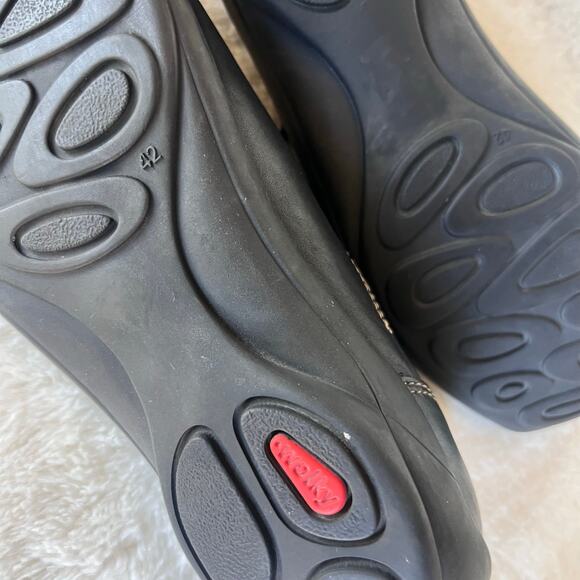 Wolky Black Leather Lace Up Shoes Men’s Size 9 EU 42 Comfort Oxford Casual - Picture 10 of 10